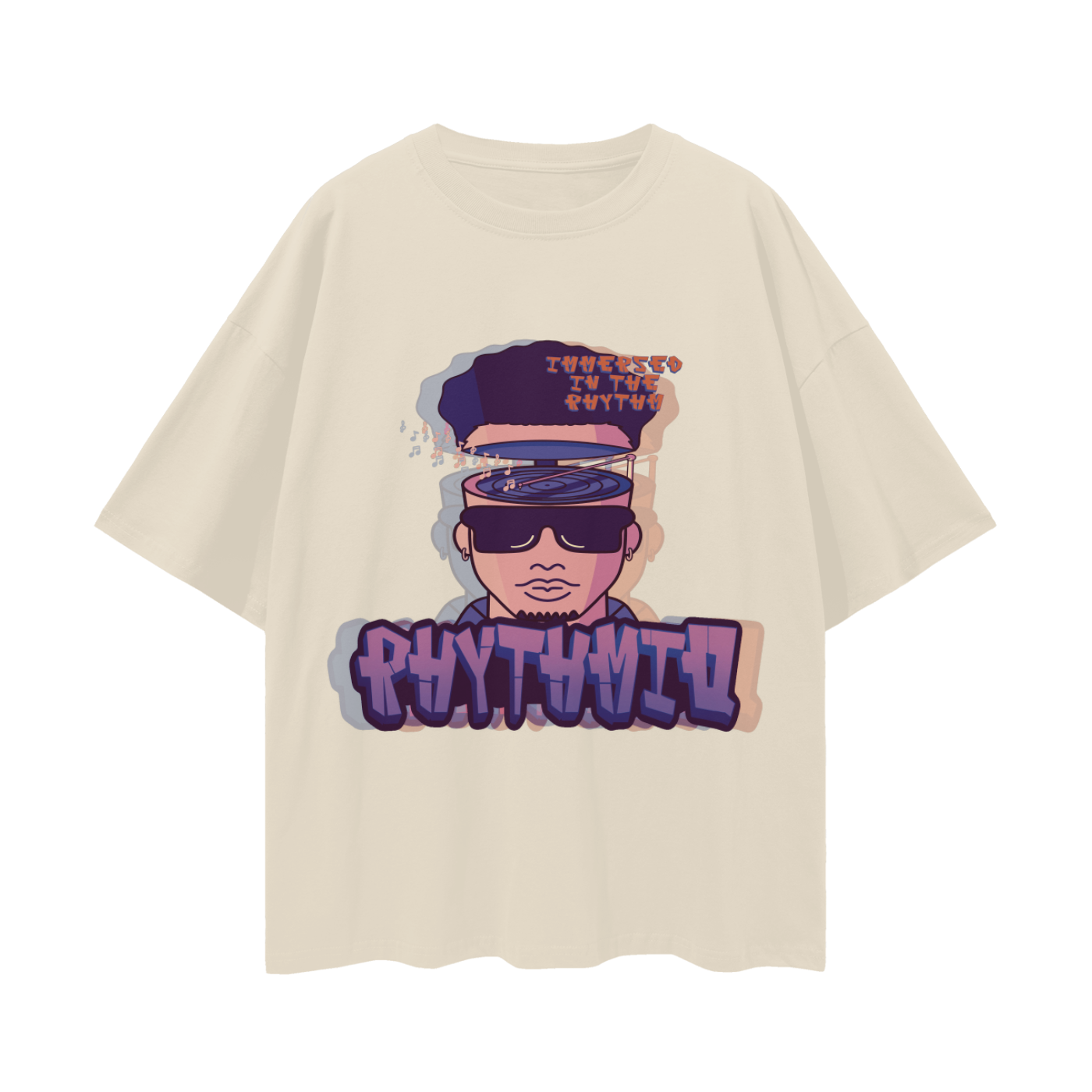 Immersed in the Rhythm Oversized T-Shirt