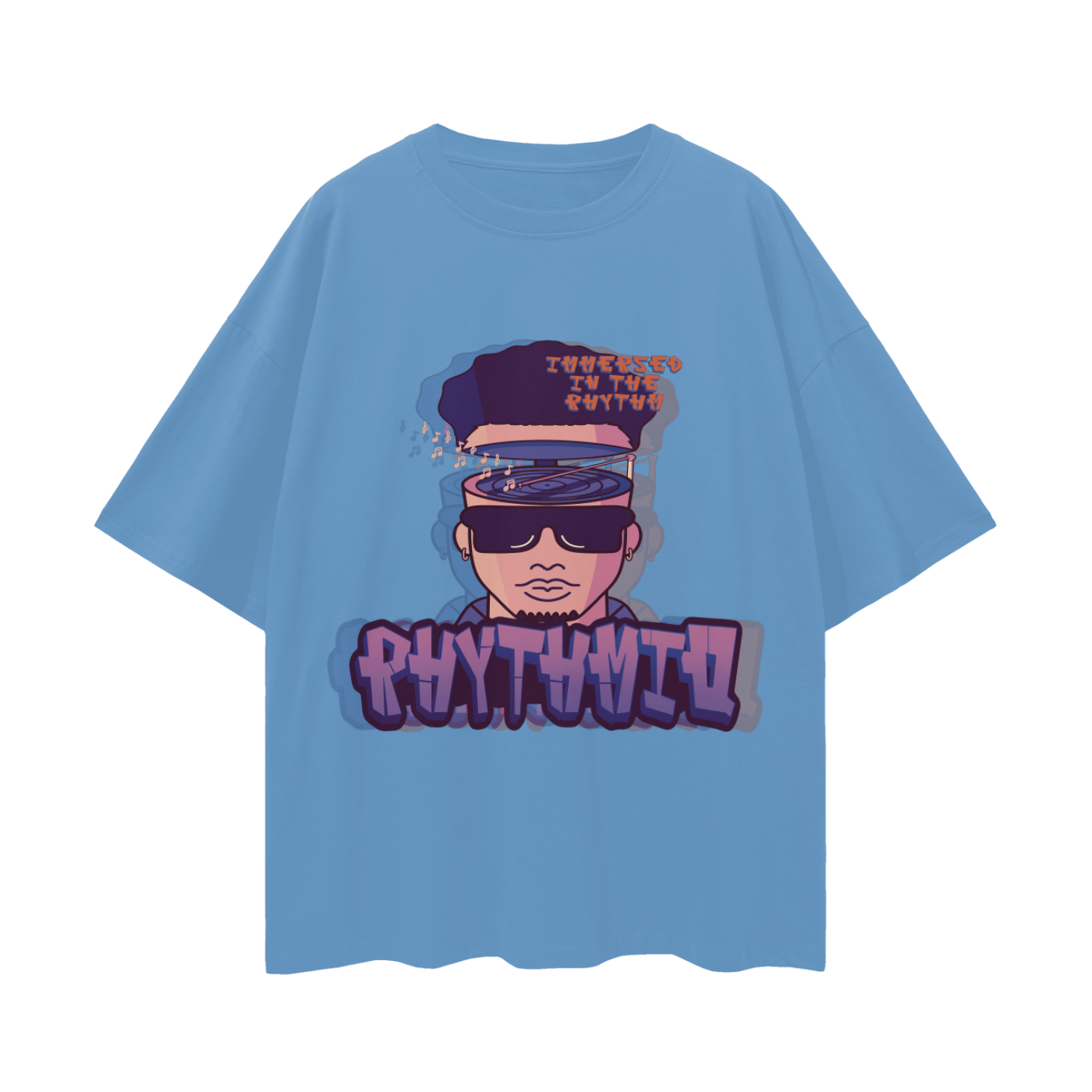 Immersed in the Rhythm Oversized T-Shirt