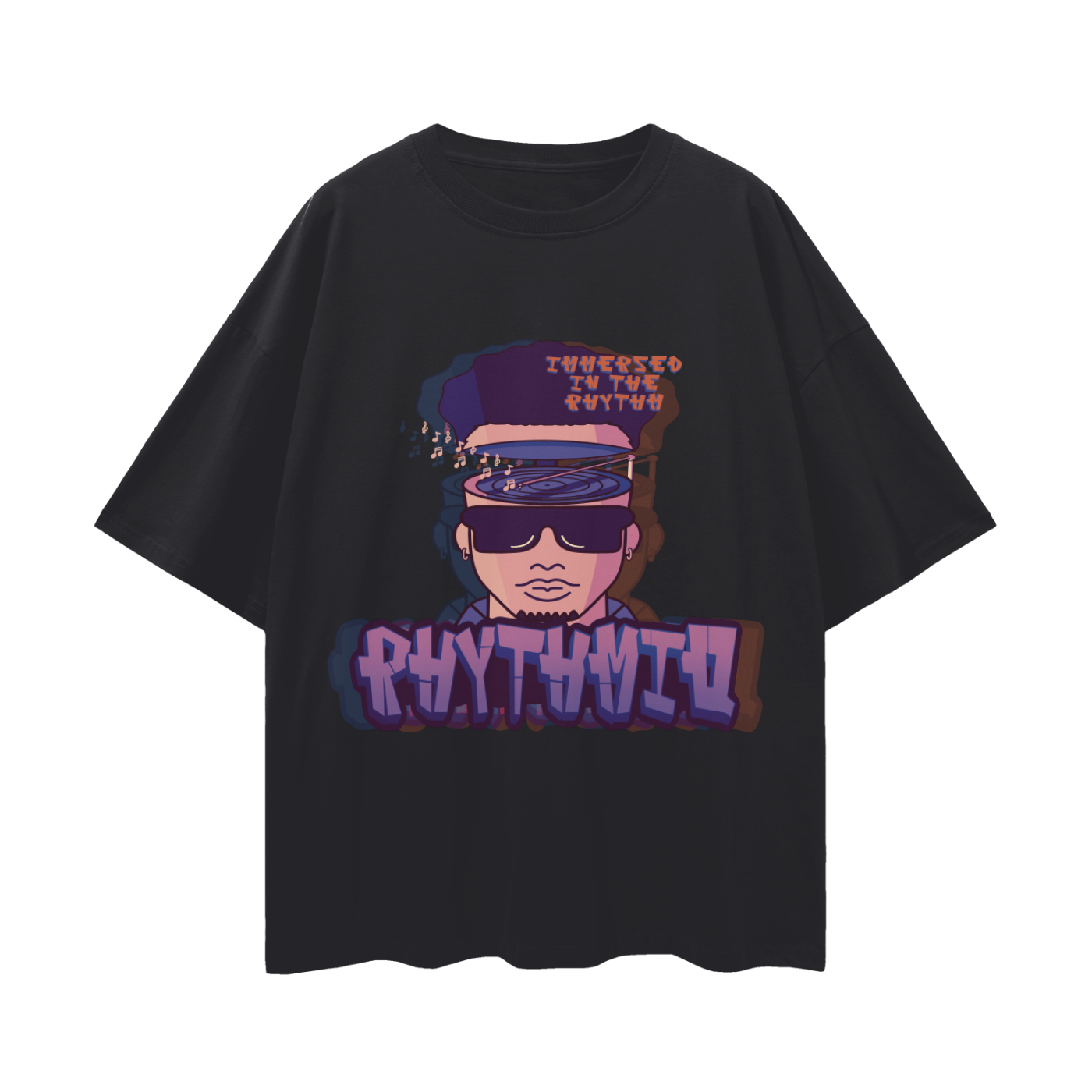 Immersed in the Rhythm Oversized T-Shirt